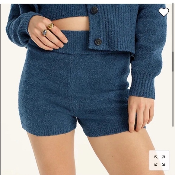 Cotton-blend bouclé mini sweater-short - Picture 6 of 16